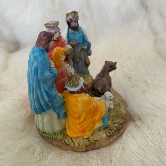 Vtg Dicksons One Piece Nativity Scene - Picture 2 of 7